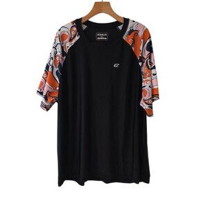 Ezrun Swim Shirt Rashguard Beach UPF50 Activewear Running Black 3XL NEW